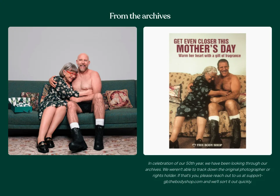 The Body Shop Mother's Day Campaign 2026