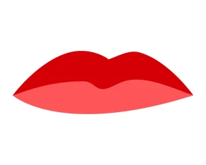 illustration of lips