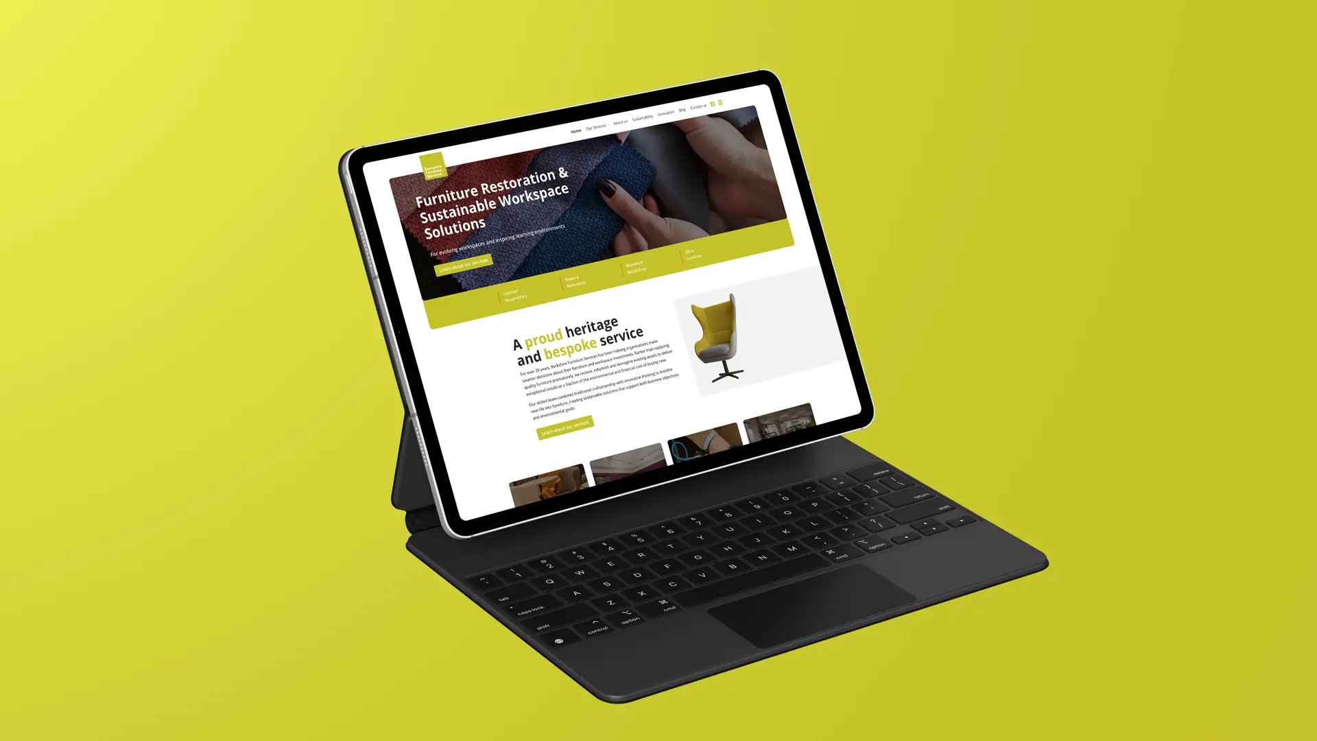 Berkshire Furniture Services’ website