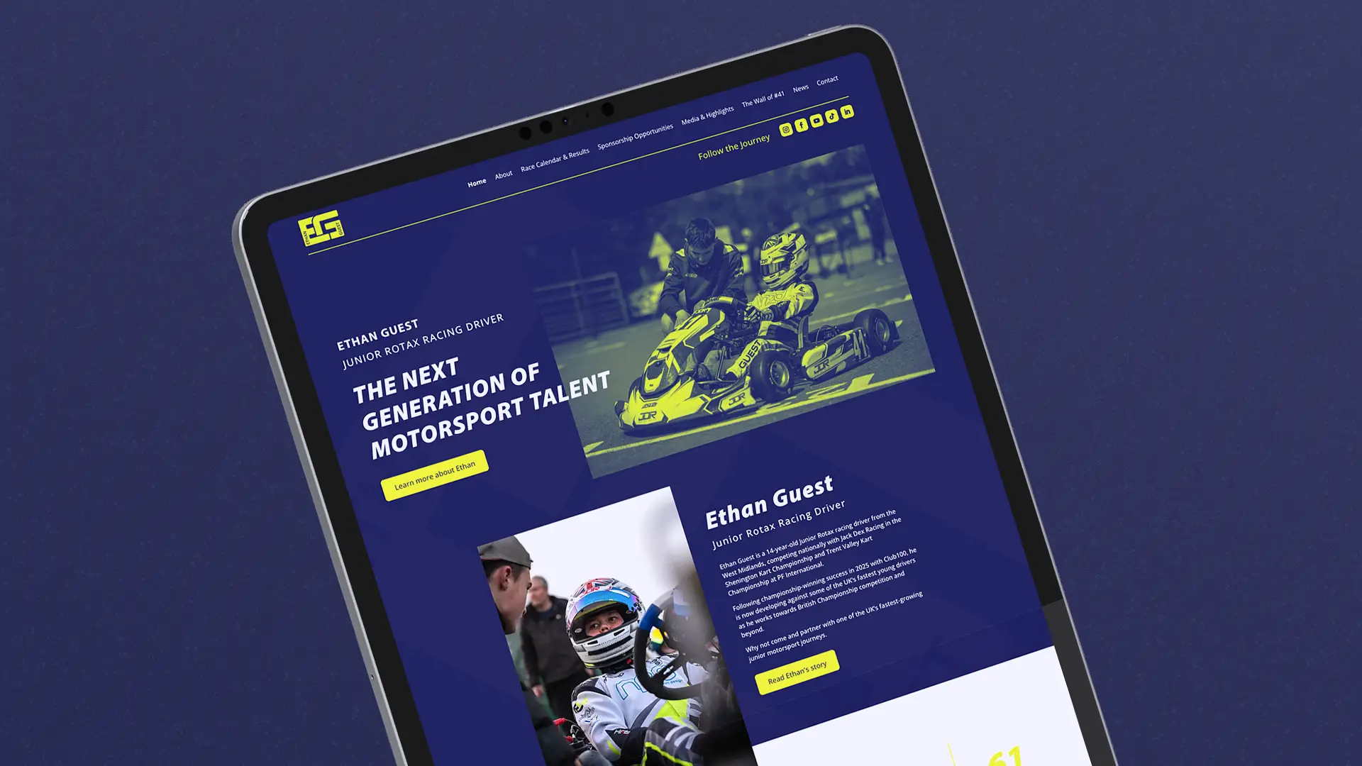 Ethan Guest Racing’s website